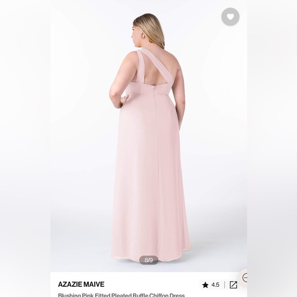 Bridesmaids Dress from Azazie in Blushing Pink - Picture 2 of 3